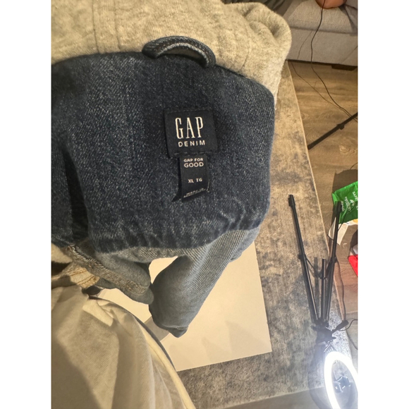 Gap Jean jacket Denim blue & grey  XL - Picture 3 of 3